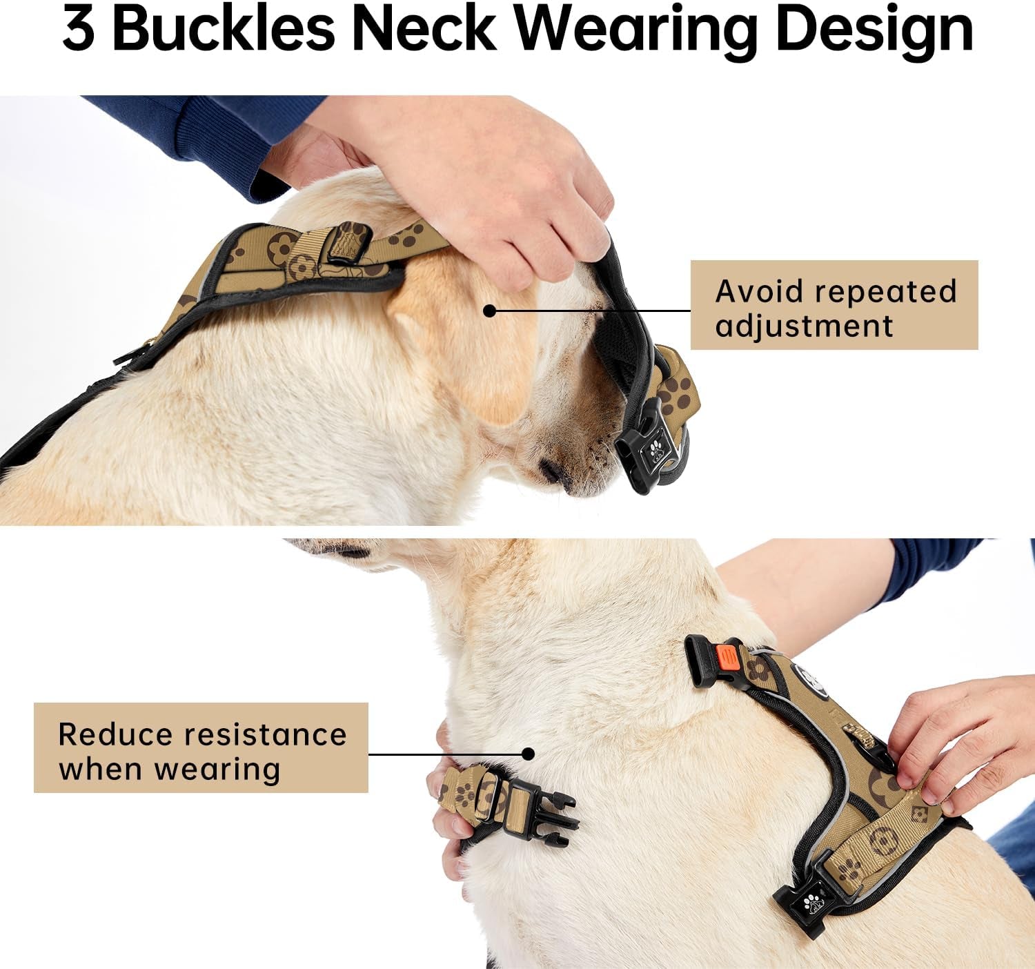 No Pull Dog Harness Set